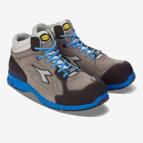 SCARPA DIADORA D-FLEX HIGH S3 GRIGIA/BLU NAUTICA NR.37