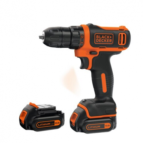 TRAPANO A BATTERIA 10,8 V BLACK & DECKER 2 BATTERIE   1,5a