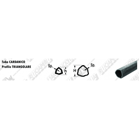 TUBO CARD. TRIANG. 2/INT. - 2.04 - A